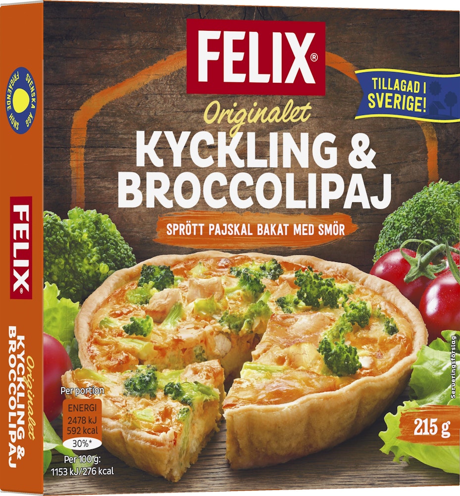 Felix Kyckling & Broccolipaj 215g Felix
