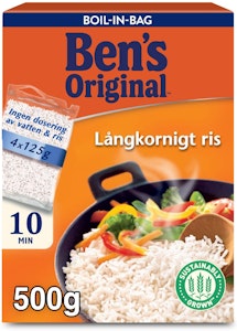 Ben's Original Långkornigt Ris Boil-in-Bag 4x125g Ben´s Original