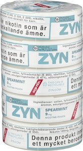 Zyn Snus Spearmint Slim 5-p