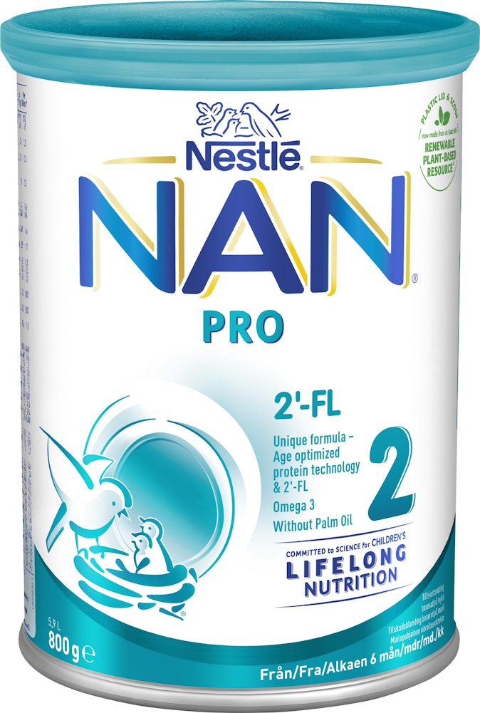 NAN Ersättning NAN Pro 2 6M 800g Nestlé