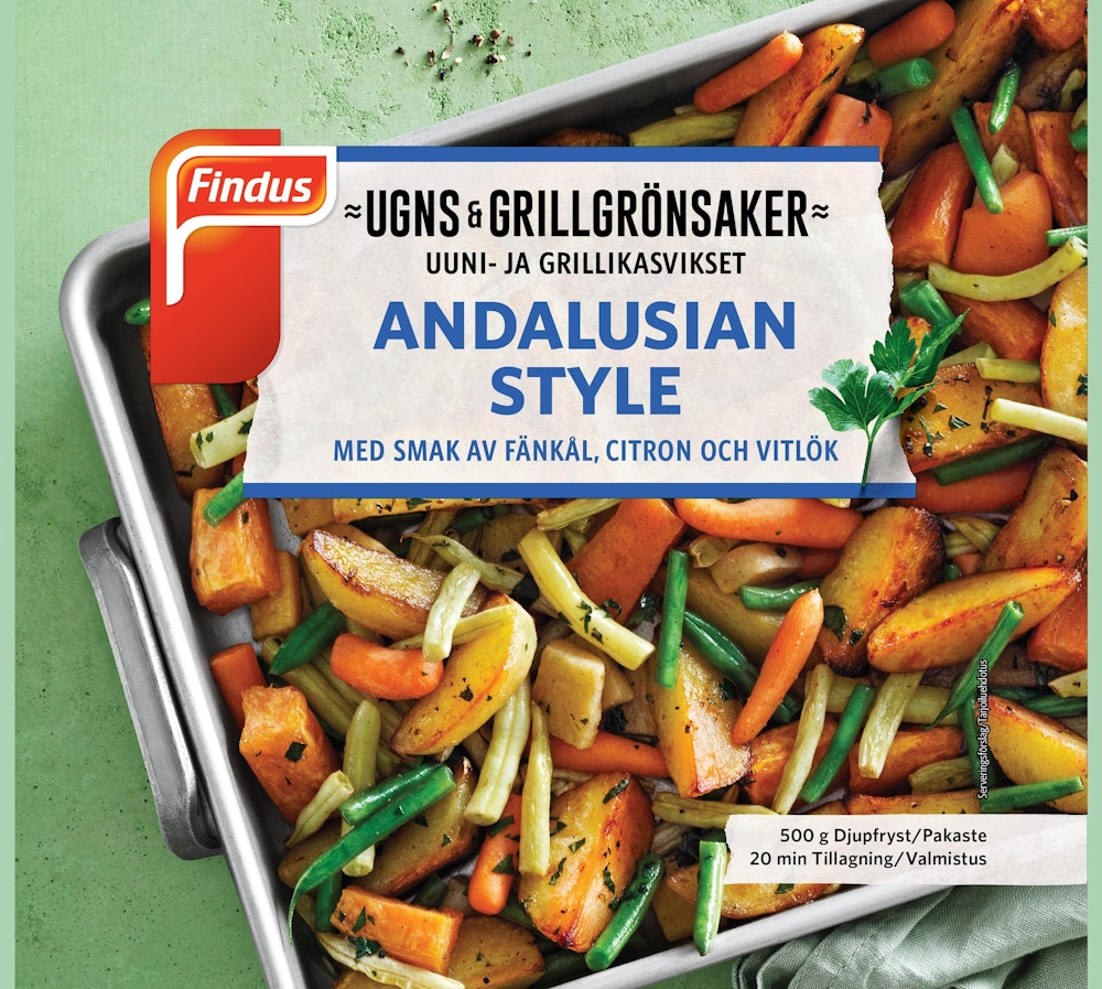 Findus Grönsaksmix Andalusia Style Fryst 500g Findus