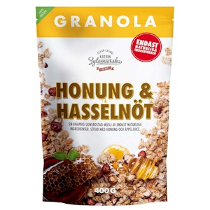 Clean Eating Granola Hasselnöt & Honung 400g Clean Eating