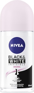 Nivea Roll On Black&White Invisible Clear 50ml Nivea