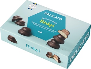 Delicato Biskvi Choklad 6-p 150g Delicato