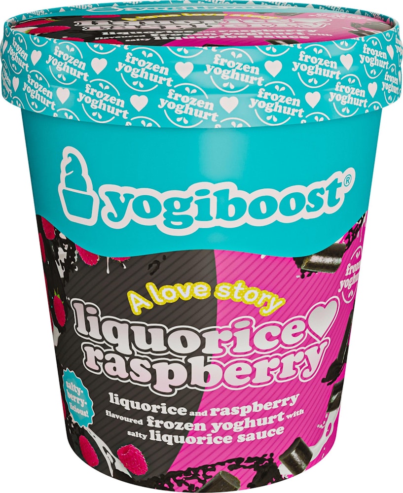 Yogiboost Frozen Yoghurt Liquorice & Raspberry Yogiboost