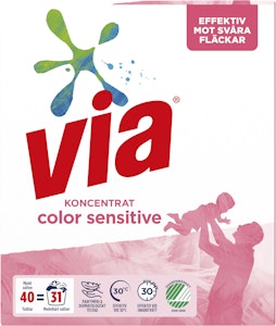 Via Tvättmedel Color Sensitive 1,5kg Via