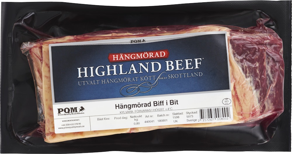 Highland Beef Ryggbiff i Bit ca Highland Beef