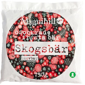 Skogsbär Fryst