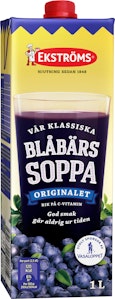 Ekströms Blåbärssoppa Orginal 0,5% 1L Ekströms