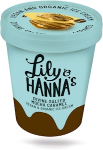 Lily & Hanna Glass Divine Salted Mocha Caramel Vegansk EKO 465ml Lily & Hanna's
