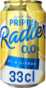 Pripps Radler Citron Alkoholfri 0,0% 33cl