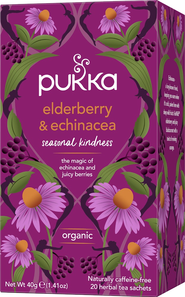 Pukka Te Elderberry & Echinacea EKO 20-p Pukka