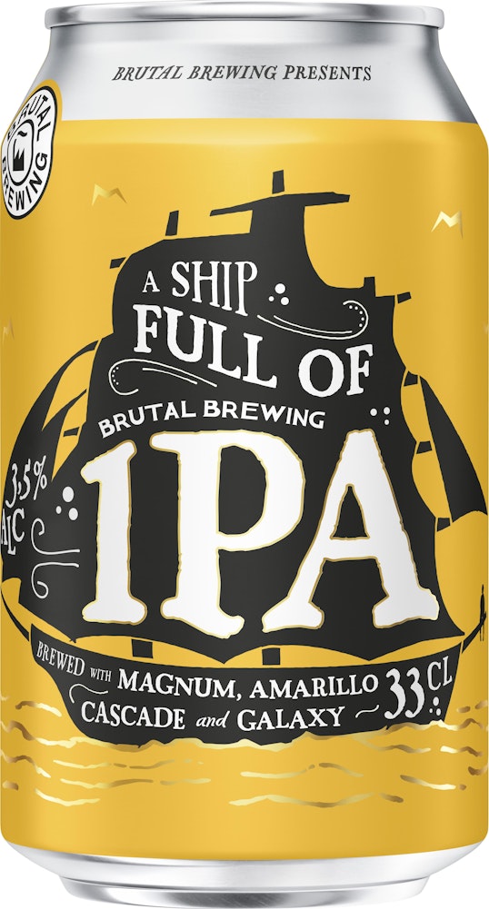 Brutal Brewing A Ship Full of IPA 3,5% 33cl Brutal Brewing