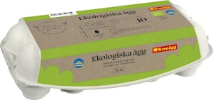 Ägg Frigående Eko M/L 10-P 650G