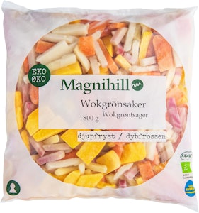 Magnihill Wokgrönsaker Fryst EKO/KRAV 800g Magnihill