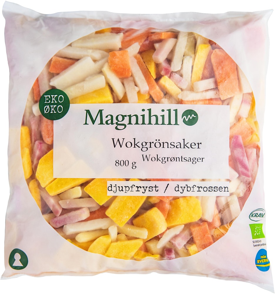 Magnihill Wokgrönsaker Fryst EKO/KRAV 800g Magnihill