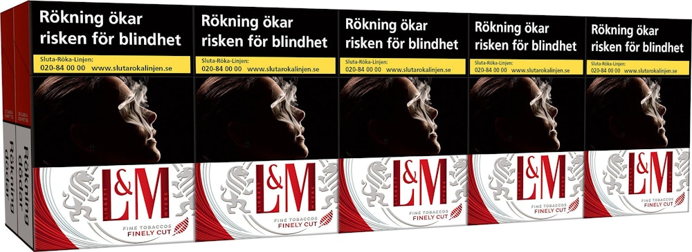 L&M Cigaretter Limpa 10-p Red Label L&M