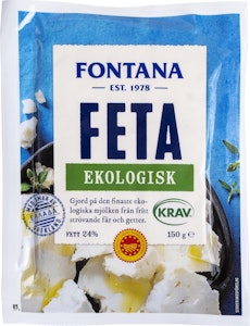 Fontana Fetaost EKO 24% 150g Fontana