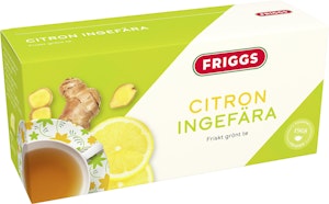 Friggs Te Grönt Ingefära/Citron 20-p Friggs