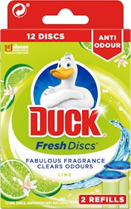 Duck Refill Fresh Discs Lime 12-p Duck