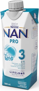 NAN Ersättning NAN Pro 3 Drickfärdig 12M 500ml Nestlé