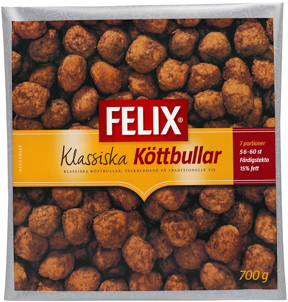 Felix Köttbullar Klassiska Frysta Felix
