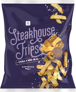 Garant Steakhouse Fries Frysta 900g Garant