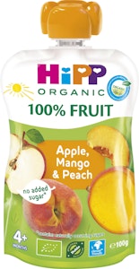 Hipp Smoothie Persika, Mango & Äpple 4M EKO 100g Hipp