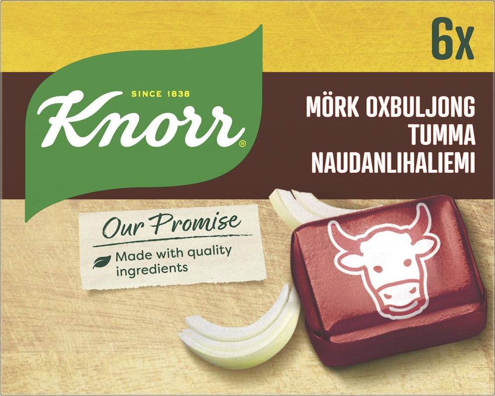 Knorr Oxbuljong Mörk 6-p Knorr