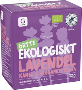Garant Te Lavendel, Kanel och Bergamott EKO 16-p