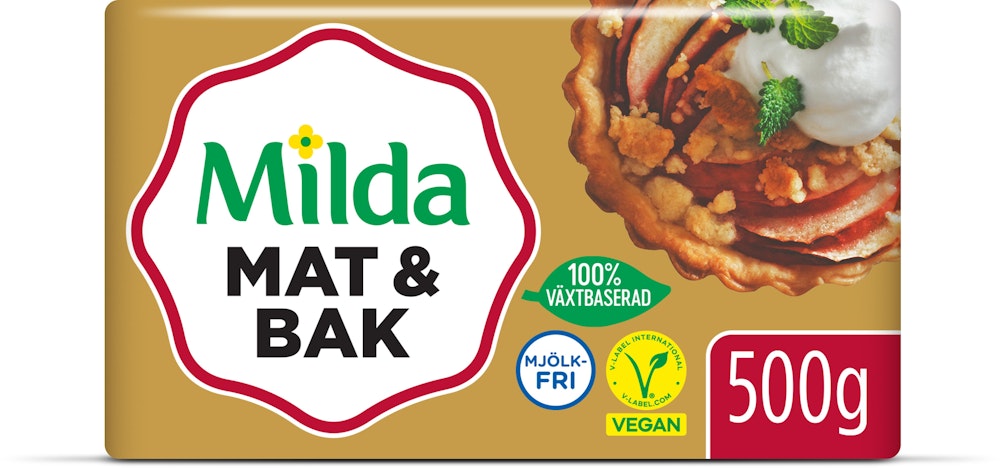 Milda Margarin Mat & Bak 79% 500g