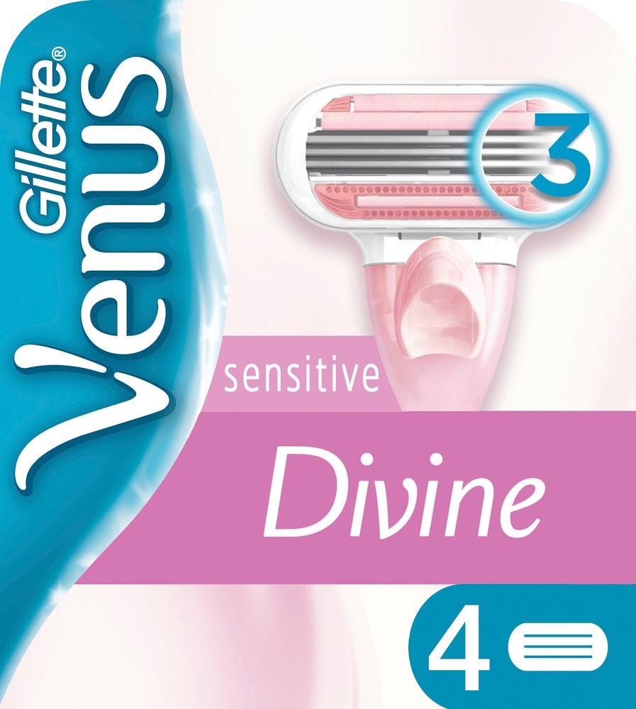 Venus Rakblad Venus Divine 4-p Gillette
