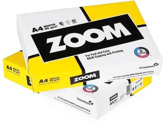 Zoom Kopieringspapper A4 Ohålat 500-p Zoom