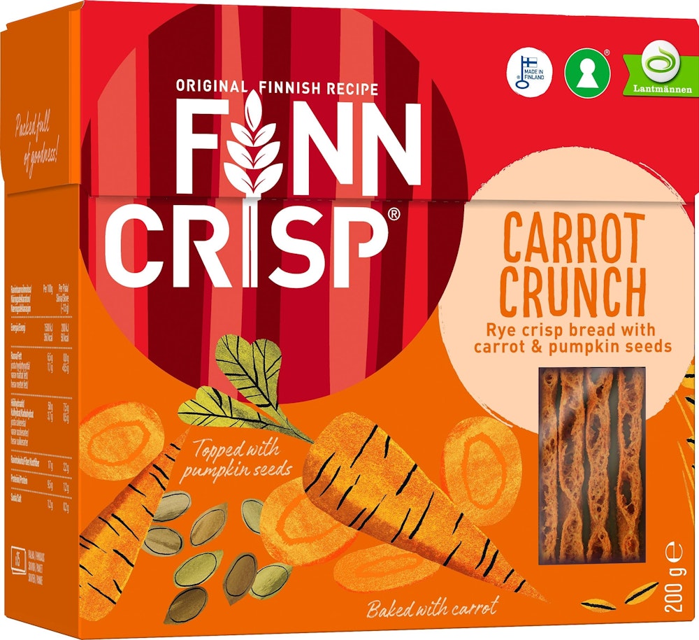 Finn Crisp Carrot Crunch Finn Crisp