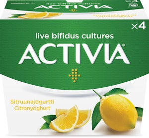 Activia Yoghurt Citron 3% 4x125g Activia