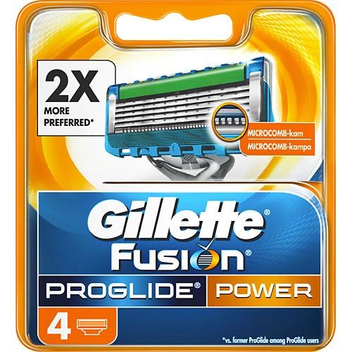Gillette Rakblad Fusion ProGlide Power 4-p Gillette