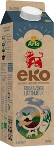 Arla Ko Färsk Lättmjölk EKO/KRAV  0,5% 1L Arla
