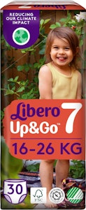 Libero Byxblöja Up&Go (7) 16-26kg 30-p Libero
