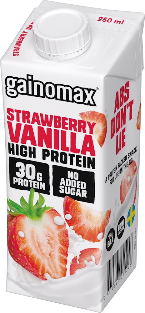 Gainomax Proteindryck Jordgubb & Vanilj 250ml Gainomax