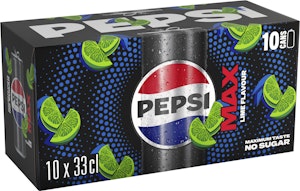 Pepsi Max Lime 10x33cl