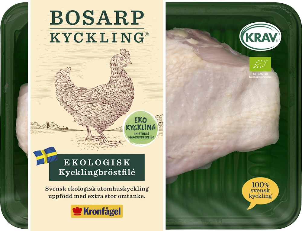 Bosarp Kycklingbröstfilé EKO/KRAV ca Bosarp