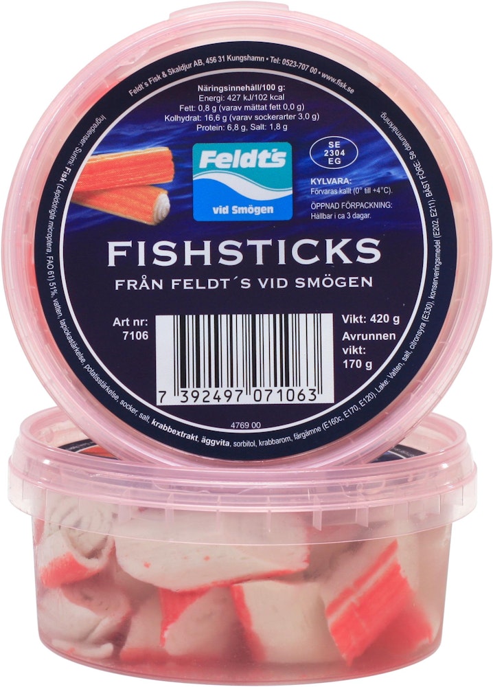 Feldts Fishsticks 170g Feldts