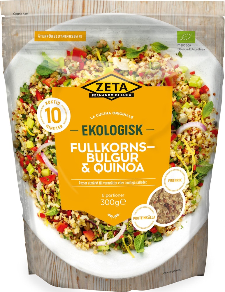 Zeta Fullkornsbulgur & Quinoa EKO Zeta