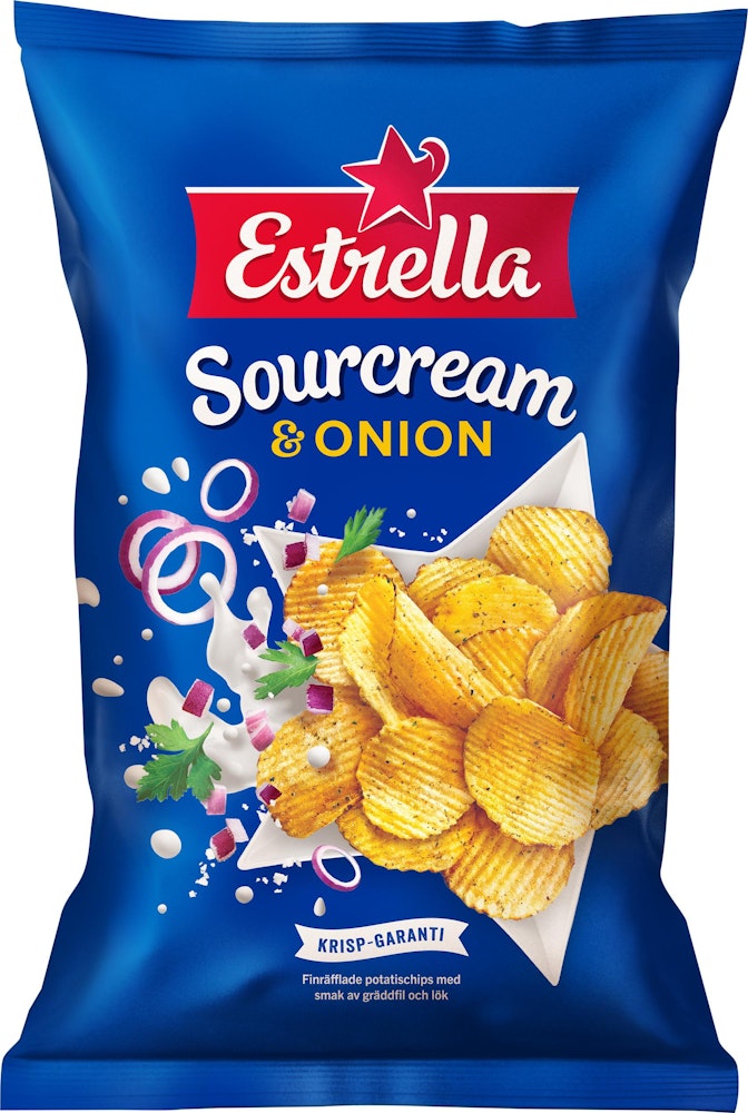 Estrella Chips Sourcream & Onion 40g Estrella