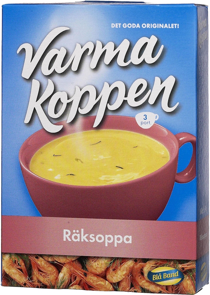 Blå Band Räksoppa 3x2dl Varma Koppen