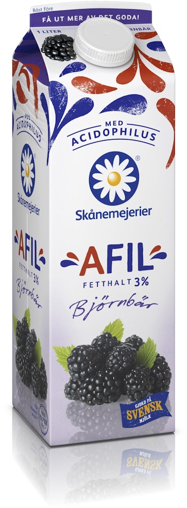 Skånemejerier A-Fil Björnbär 3% Skånemejerier