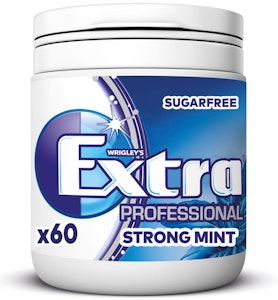 Extra Pro Strong Mint Sockerfri 60-p Wrigley's
