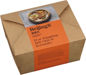 Beijing8 Dumplings Biff Chili & Koriander Fryst 10-p Beijing8