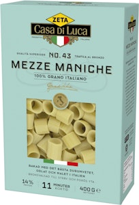 Zeta Pasta Mezze Maniche 400g Zeta