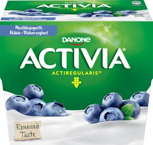 Activia Yoghurt Blåbär 3% 4x125g Activia